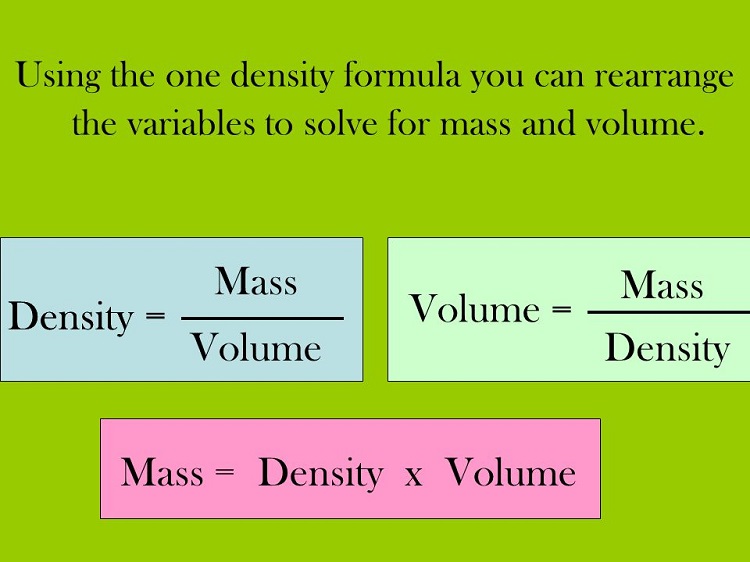 Formula For Volume With Density And Mass The Fast Furious